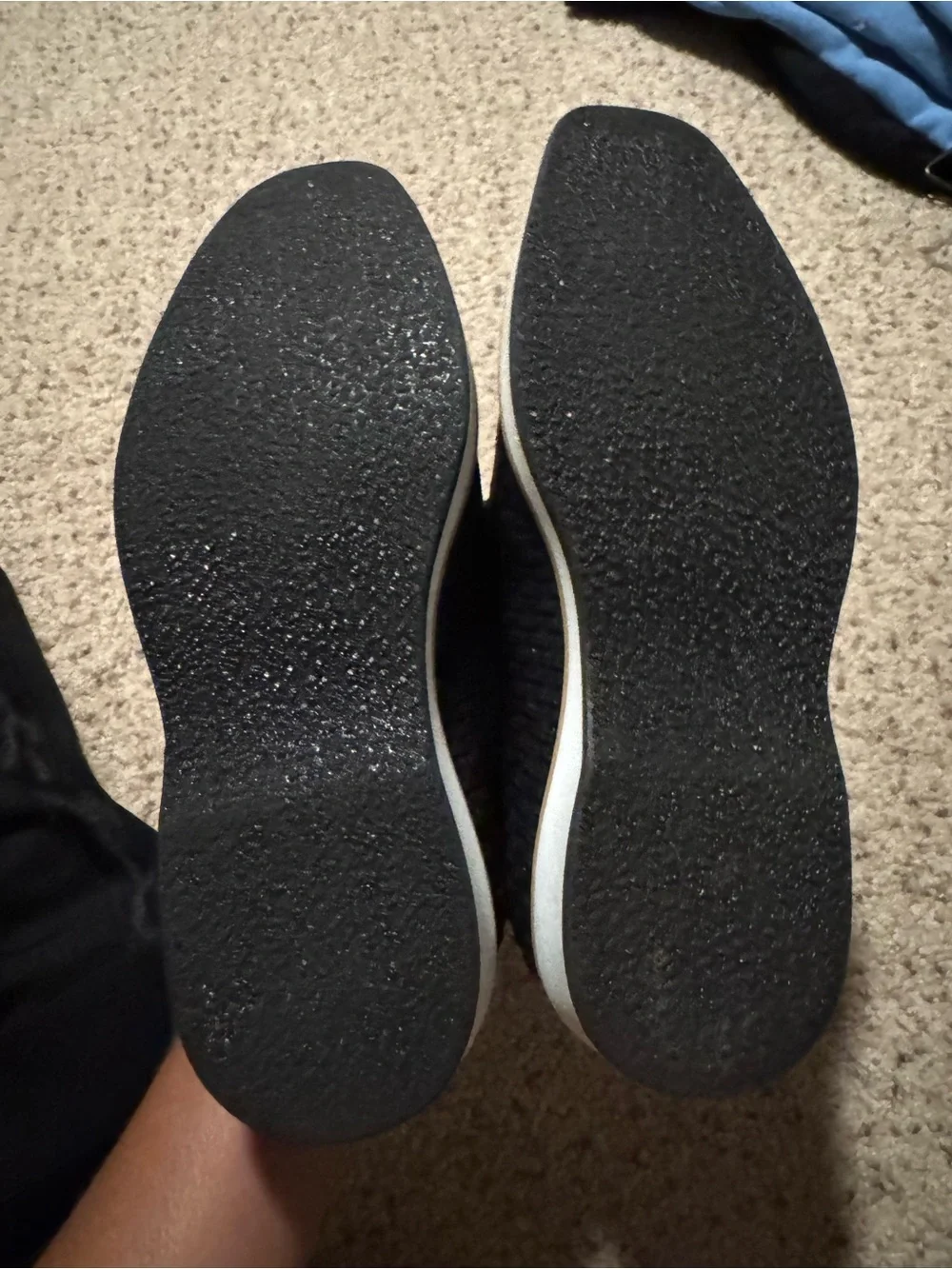 Kids Black Knit Slip-On Dress Loafers with Metal Bit